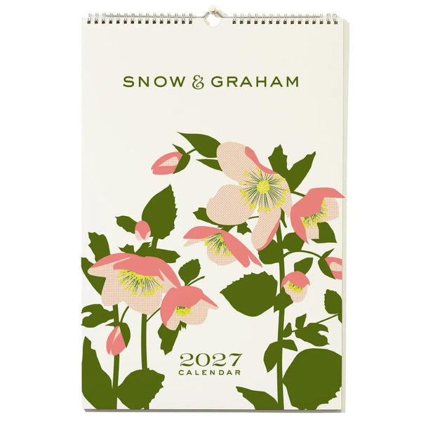 Snow And Graham 2027 Wall Calendar Snow & Graham Books - Calendars, Organizers & Planners