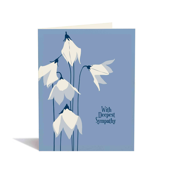 Blooms Sympathy Card Snow & Graham Cards - Sympathy