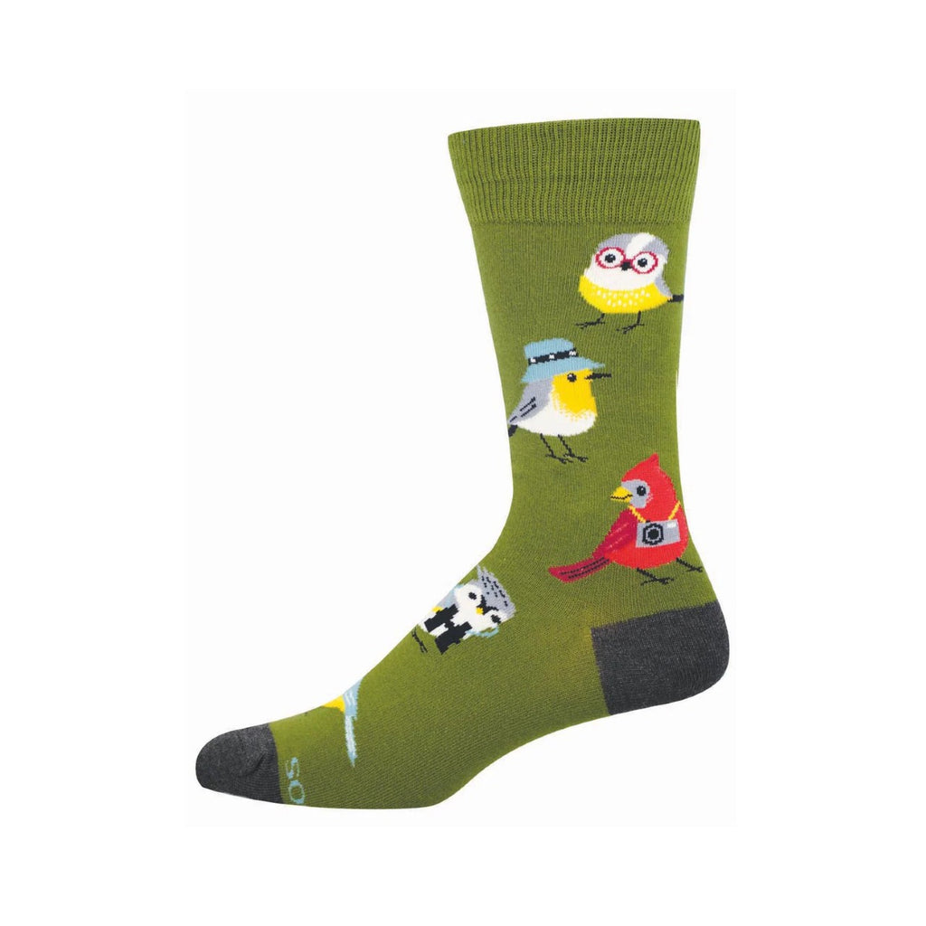 Bird Is The Nerd Crew Socks - Mens Socksmith Apparel & Accessories - Socks - Adult - Mens