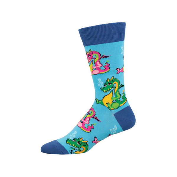 Blowing Smoke Crew Socks - Mens Socksmith Apparel & Accessories - Socks - Adult - Mens