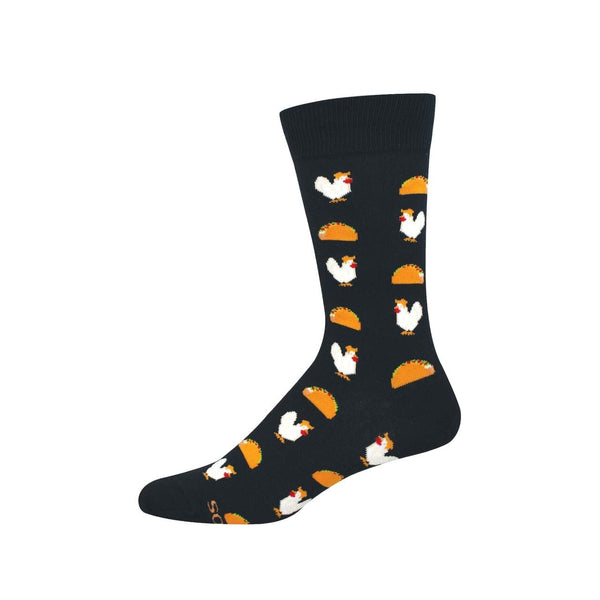 Chicken Taco Crew Socks - Mens Socksmith Apparel & Accessories - Socks - Adult - Mens