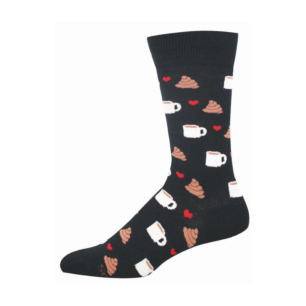 Coffee Makes You Poop Crew Socks - Mens Socksmith Apparel & Accessories - Socks - Adult - Mens