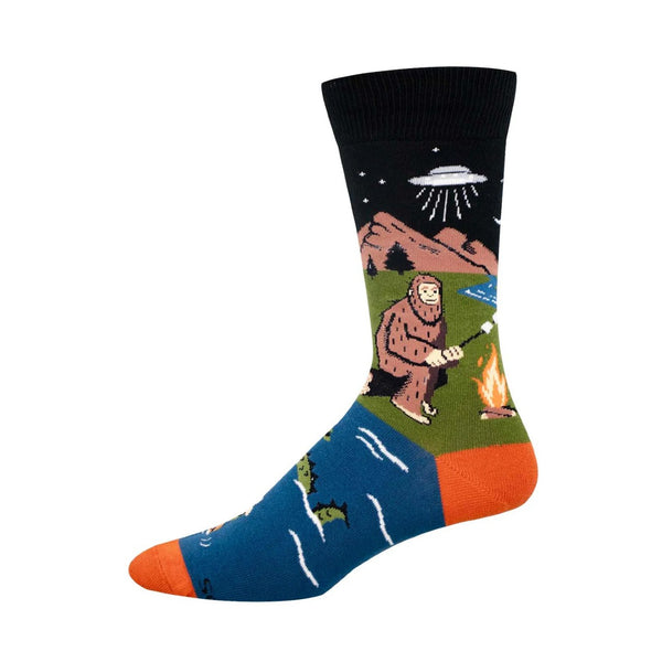 Cryptid Camp Crew Socks - Mens Socksmith Apparel & Accessories - Socks - Adult - Mens