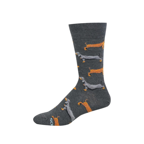 Dachshunds Crew Socks - Mens Socksmith Apparel & Accessories - Socks - Adult - Mens