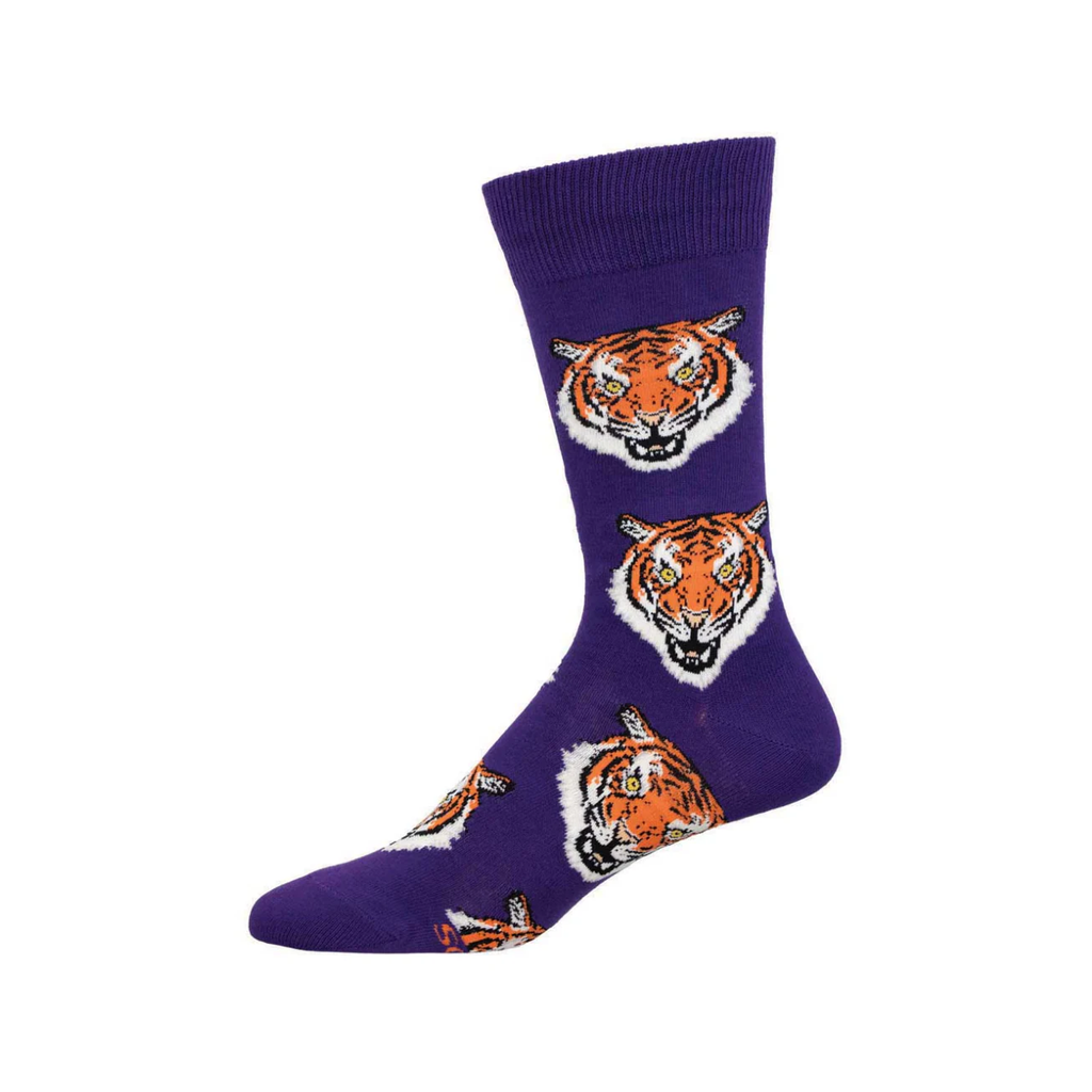 Fierce Tiger Crew Socks - Mens Socksmith Apparel & Accessories - Socks - Adult - Mens