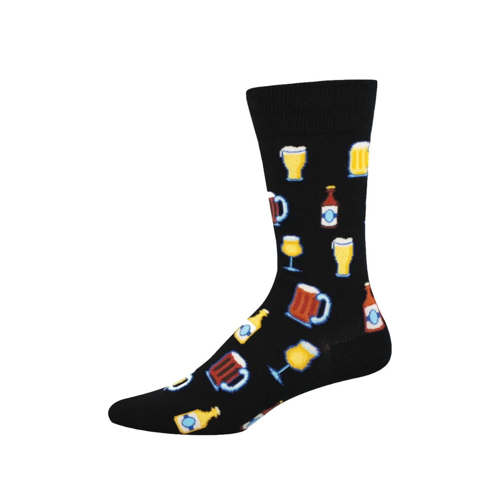 Get Your Beer Glasses On Crew Socks - Mens Socksmith Apparel & Accessories - Socks - Adult - Mens