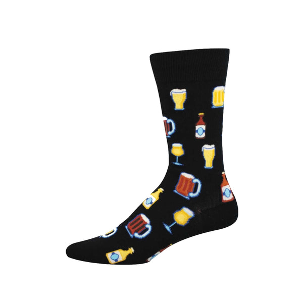 Get Your Beer Glasses On Crew Socks - Mens Socksmith Apparel & Accessories - Socks - Adult - Mens