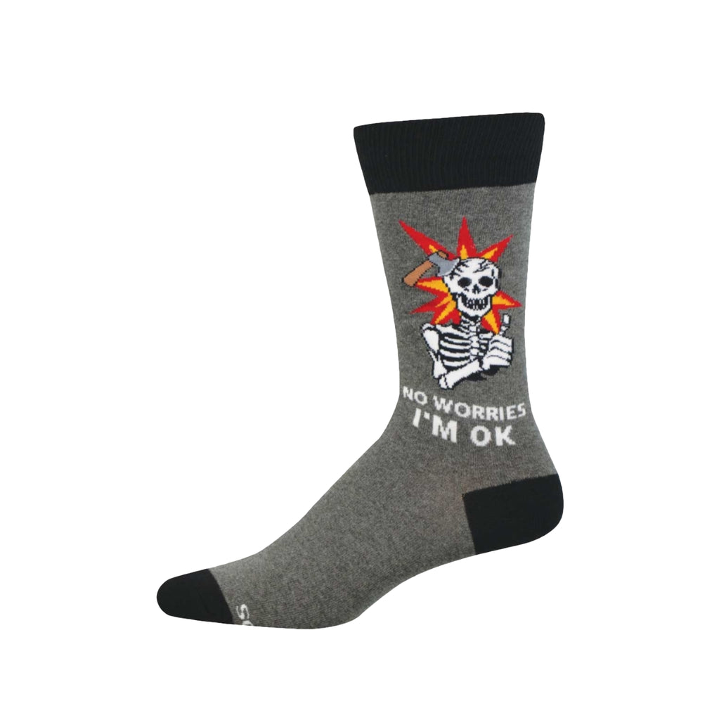 I'm OK Crew Socks - Mens Socksmith Apparel & Accessories - Socks - Adult - Mens