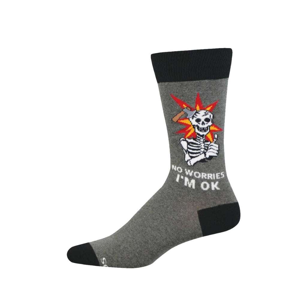I'm OK Crew Socks - Mens Socksmith Apparel & Accessories - Socks - Adult - Mens