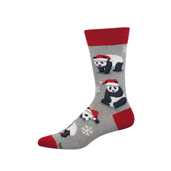 Merry Panda Crew Socks - Mens Socksmith Apparel & Accessories - Socks - Adult - Mens