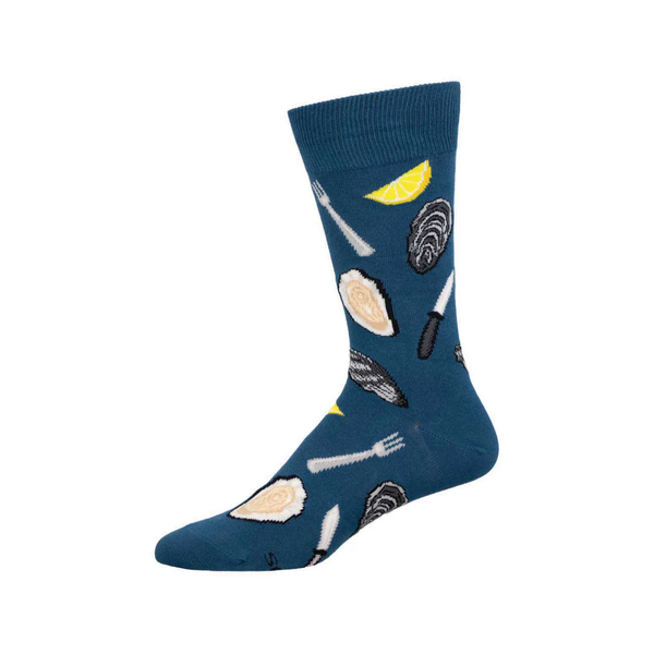 Oyster Shucker Crew Socks - Mens Socksmith Apparel & Accessories - Socks - Adult - Mens