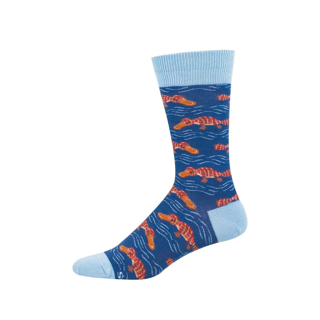 Plaidypus Crew Socks - Mens Socksmith Apparel & Accessories - Socks - Adult - Mens
