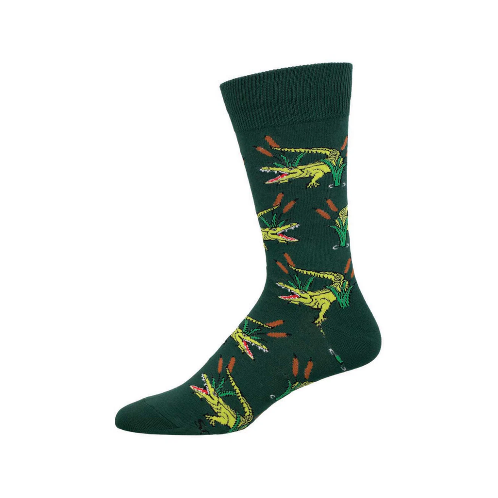 See Ya Later Alligator Crew Socks - Mens Socksmith Apparel & Accessories - Socks - Adult - Mens