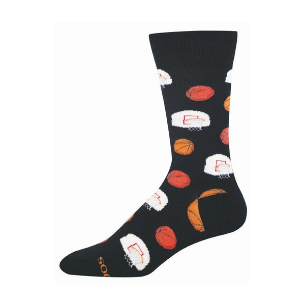 Shooting Hoops Crew Socks - Mens Socksmith Apparel & Accessories - Socks - Adult - Mens