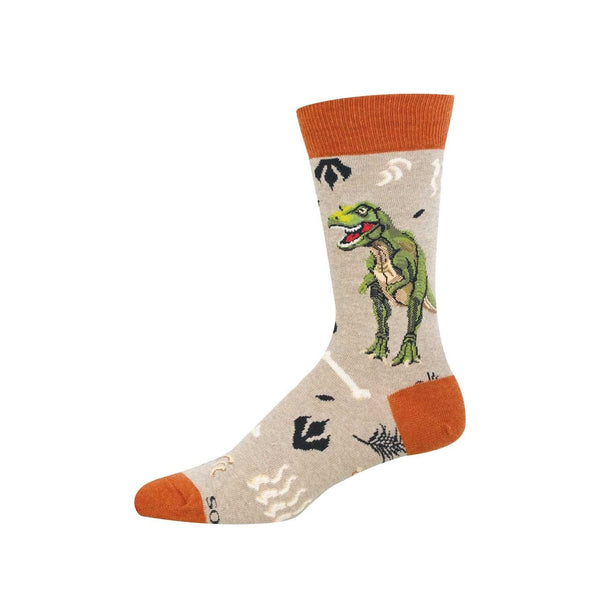 T. Rex Crew Socks - Mens Socksmith Apparel & Accessories - Socks - Adult - Mens