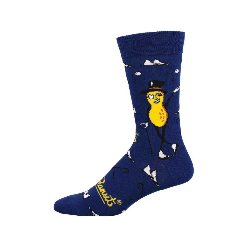 They Call Me Mr. Peanut Crew Socks - Mens Socksmith Apparel & Accessories - Socks - Adult - Mens