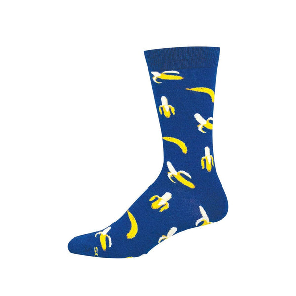 This Sock Is Bananas Bamboo Crew Socks - Mens Socksmith Apparel & Accessories - Socks - Adult - Mens