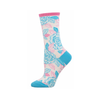 Trans / S/M Roses Love Diversity Crew Socks Socksmith Apparel & Accessories - Socks - Adult