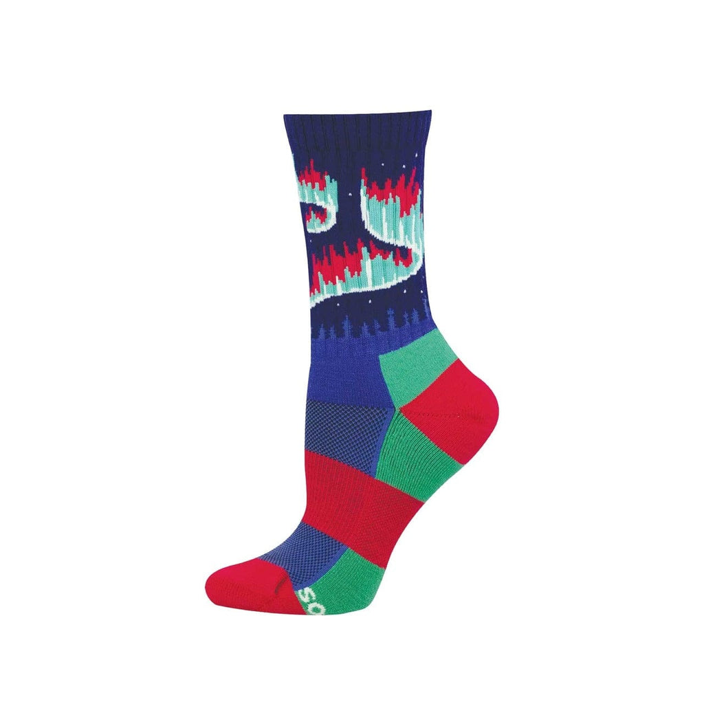 Aurora Borealis Merino Wool Blend Crew Socks - Womens Socksmith Apparel & Accessories - Socks - Adult - Womens