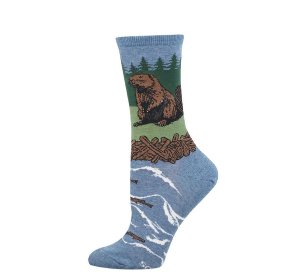 Beaver Crew Socks - Womens Socksmith Apparel & Accessories - Socks - Adult - Womens