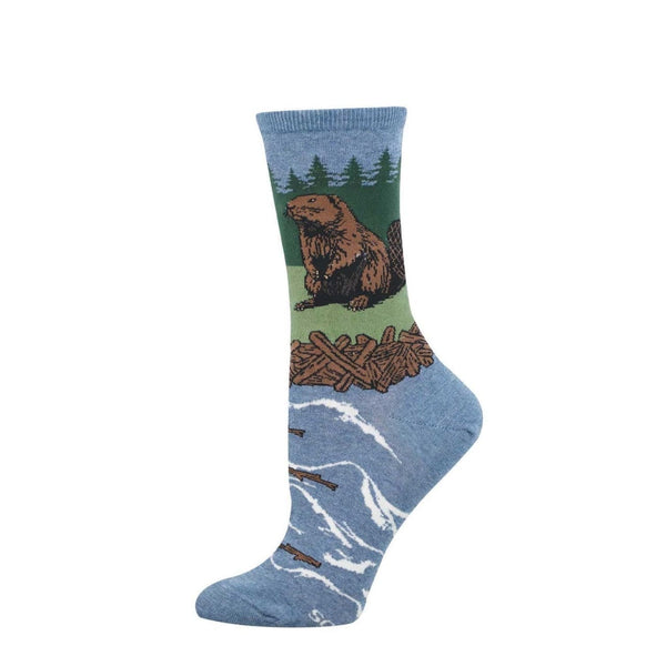 Beaver Crew Socks - Womens Socksmith Apparel & Accessories - Socks - Adult - Womens