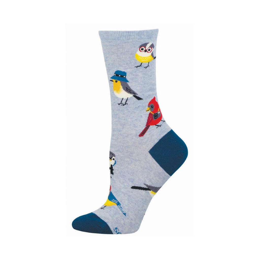 Bird Is The Nerd Crew Socks - Womens Socksmith Apparel & Accessories - Socks - Adult - Womens