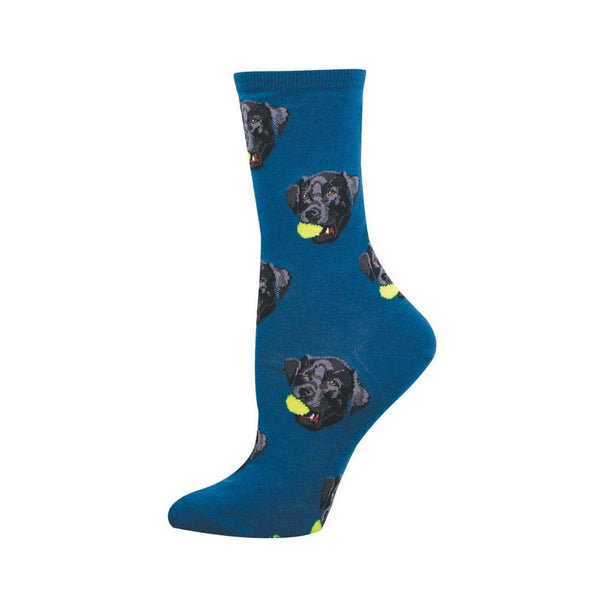 Black Lab Crew Socks - Womens Socksmith Apparel & Accessories - Socks - Adult - Womens