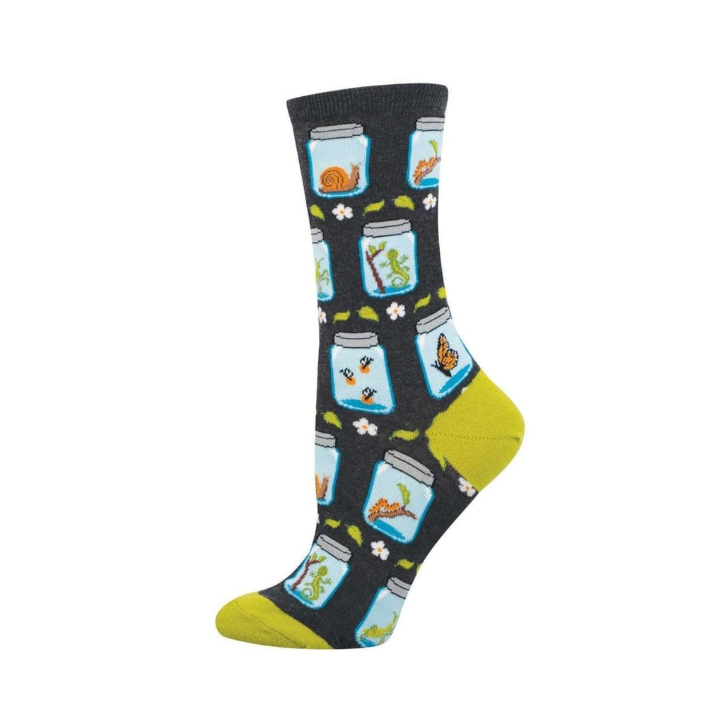 Bugs in Jars Crew Socks - Womens Socksmith Apparel & Accessories - Socks - Adult - Womens