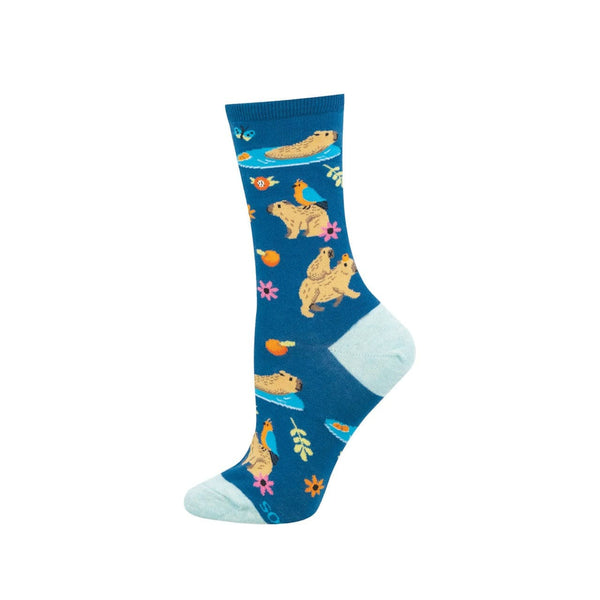 Capybara & Co. Crew Socks - Womens Socksmith Apparel & Accessories - Socks - Adult - Womens