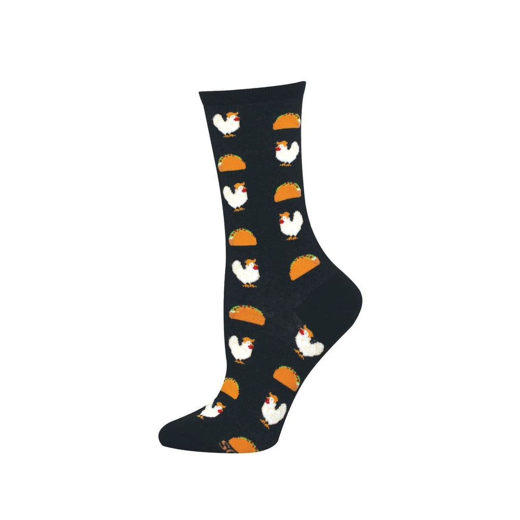 Chicken Taco Crew Socks - Womens Socksmith Apparel & Accessories - Socks - Adult - Womens