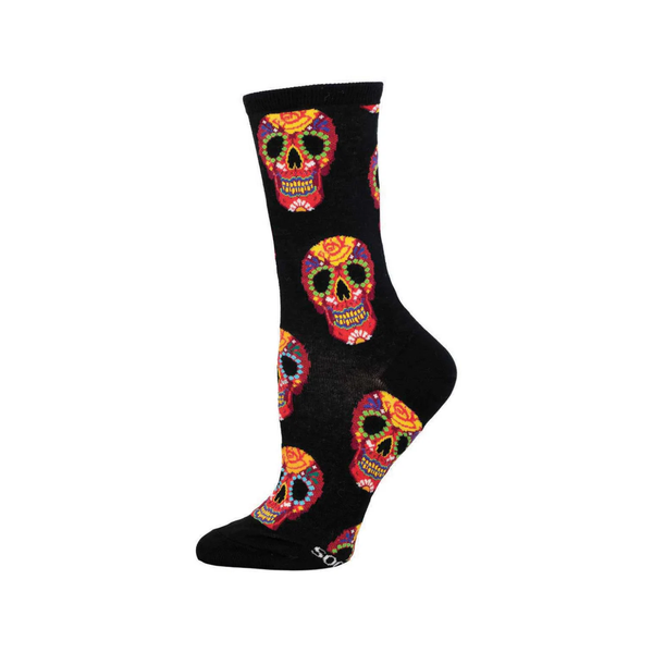 Dia De Los Muertos Skull Socks - Womens Socksmith Apparel & Accessories - Socks - Adult - Womens