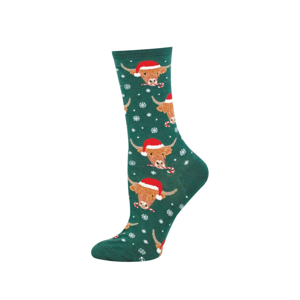 Highland Holidays Crew Socks - Womens Socksmith Apparel & Accessories - Socks - Adult - Womens
