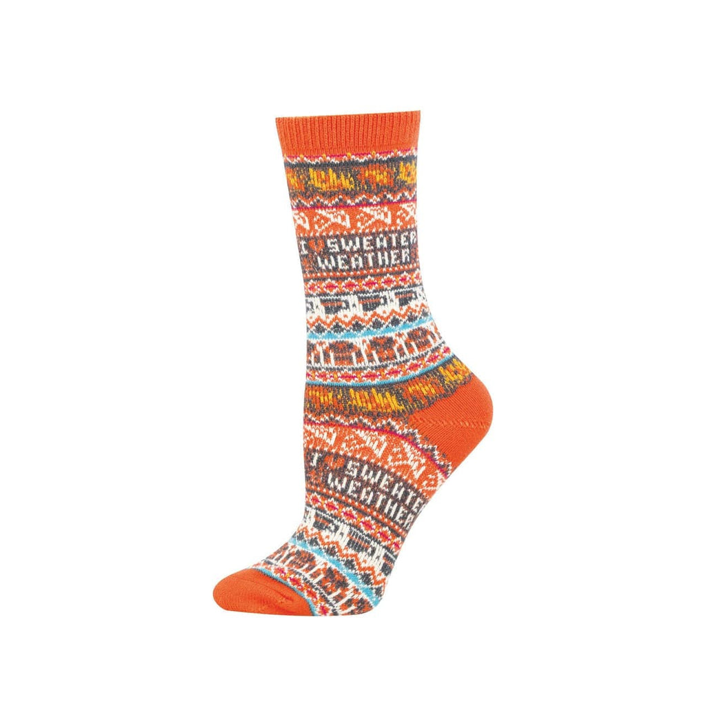 I Heart Sweater Weather Sweater Socks - Womens Socksmith Apparel & Accessories - Socks - Adult - Womens