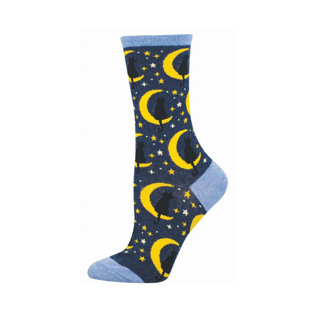 Lunar Cat Crew Socks - Womens Socksmith Apparel & Accessories - Socks - Adult - Womens