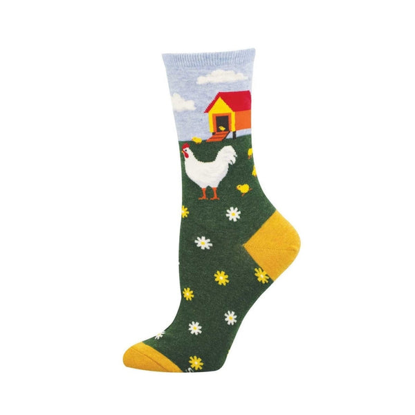 Mother Hens Crew Socks - Womens Socksmith Apparel & Accessories - Socks - Adult - Womens
