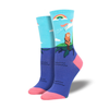 Mythical Manners Crew Socks - Womens Socksmith Apparel & Accessories - Socks - Adult - Womens