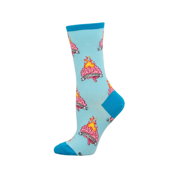 Overthinker Crew Socks - Womens Socksmith Apparel & Accessories - Socks - Adult - Womens