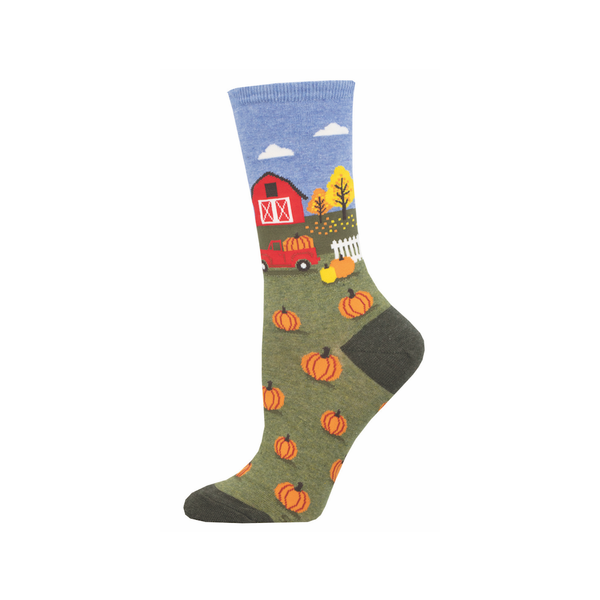 Pumpkin Patch Crew Socks - Womens Socksmith Apparel & Accessories - Socks - Adult - Womens