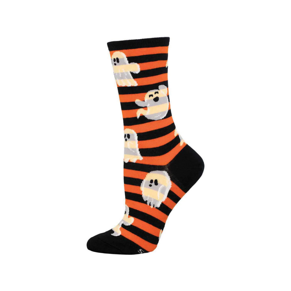 Spooky Stripes Crew Socks - Womens Socksmith Apparel & Accessories - Socks - Adult - Womens