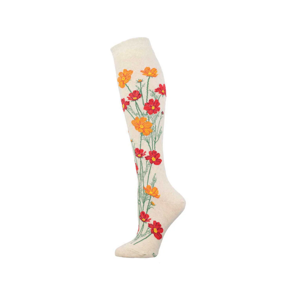 Where The Wildflowers Grow Knee High Socks - Womens Socksmith Apparel & Accessories - Socks - Adult - Womens