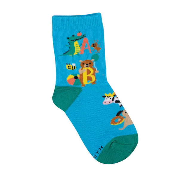 2-4 YRS ABCs Cotton Crew Socks - Kids Socksmith Apparel & Accessories - Socks - Baby & Kids - Kids