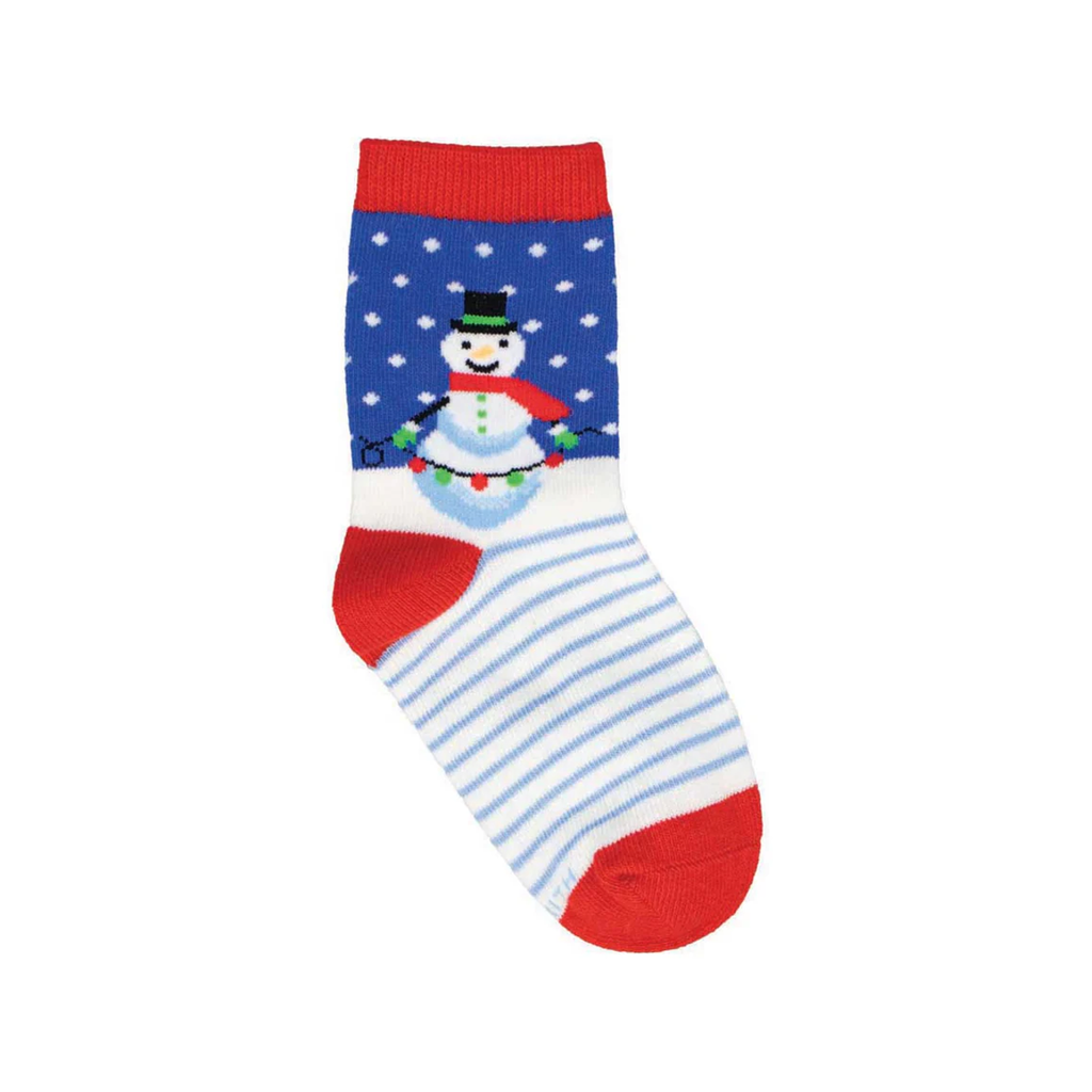 2-4 YRS Festive Snowman Crew Socks - Kids Socksmith Apparel & Accessories - Socks - Baby & Kids - Kids