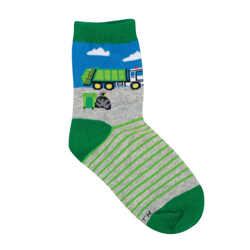 2-4 YRS Garbage Man Crew Socks - Kids Socksmith Apparel & Accessories - Socks - Baby & Kids - Kids