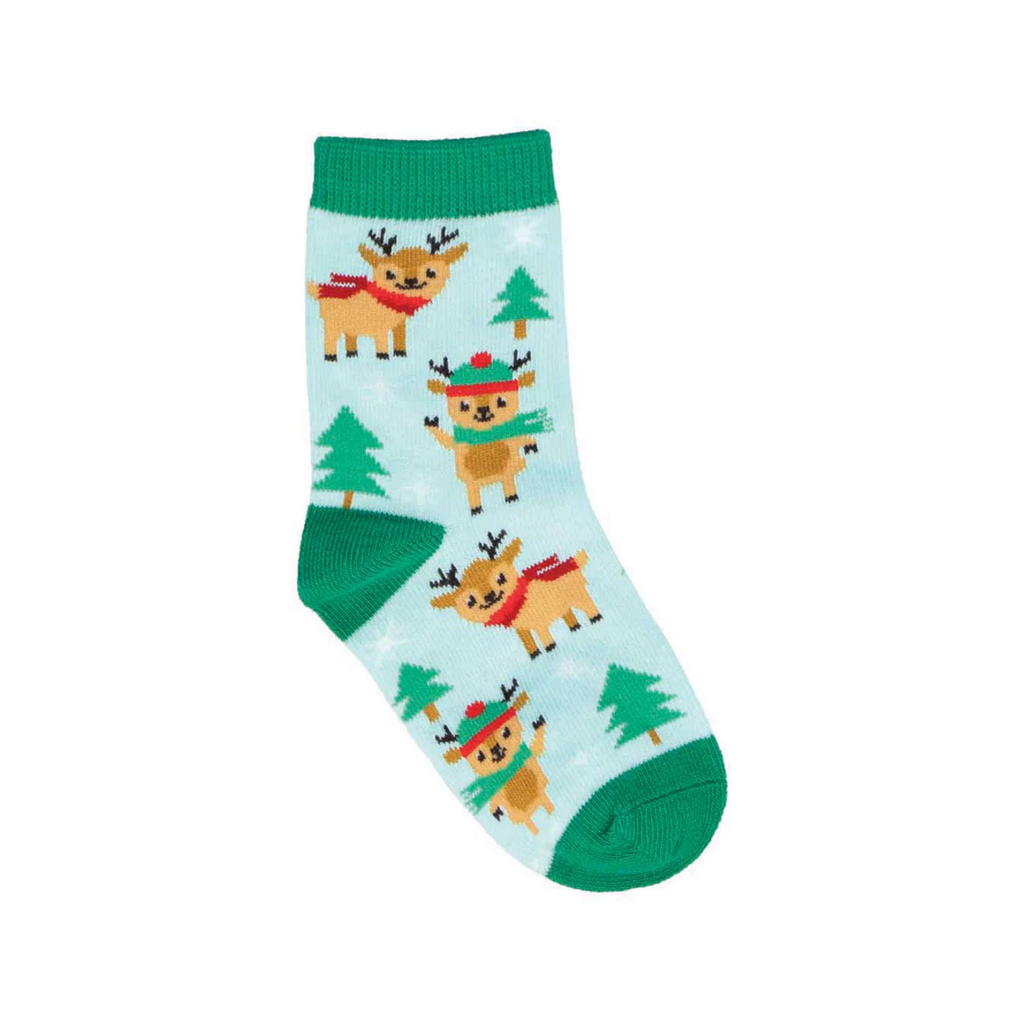 2-4 YRS Reindeer Games Crew Socks - Kids Socksmith Apparel & Accessories - Socks - Baby & Kids - Kids