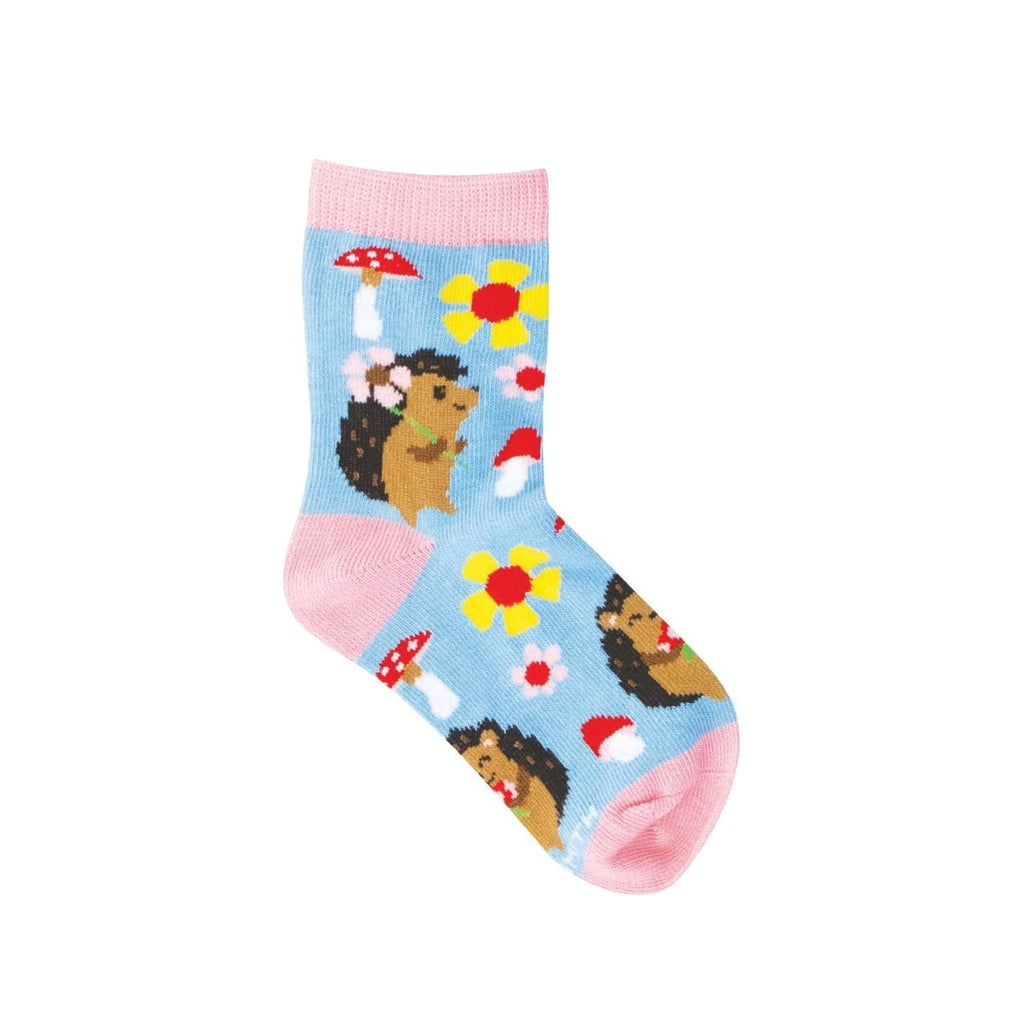 4-7 YRS Hedgie Floral Crew Socks - Kids Socksmith Apparel & Accessories - Socks - Baby & Kids - Kids