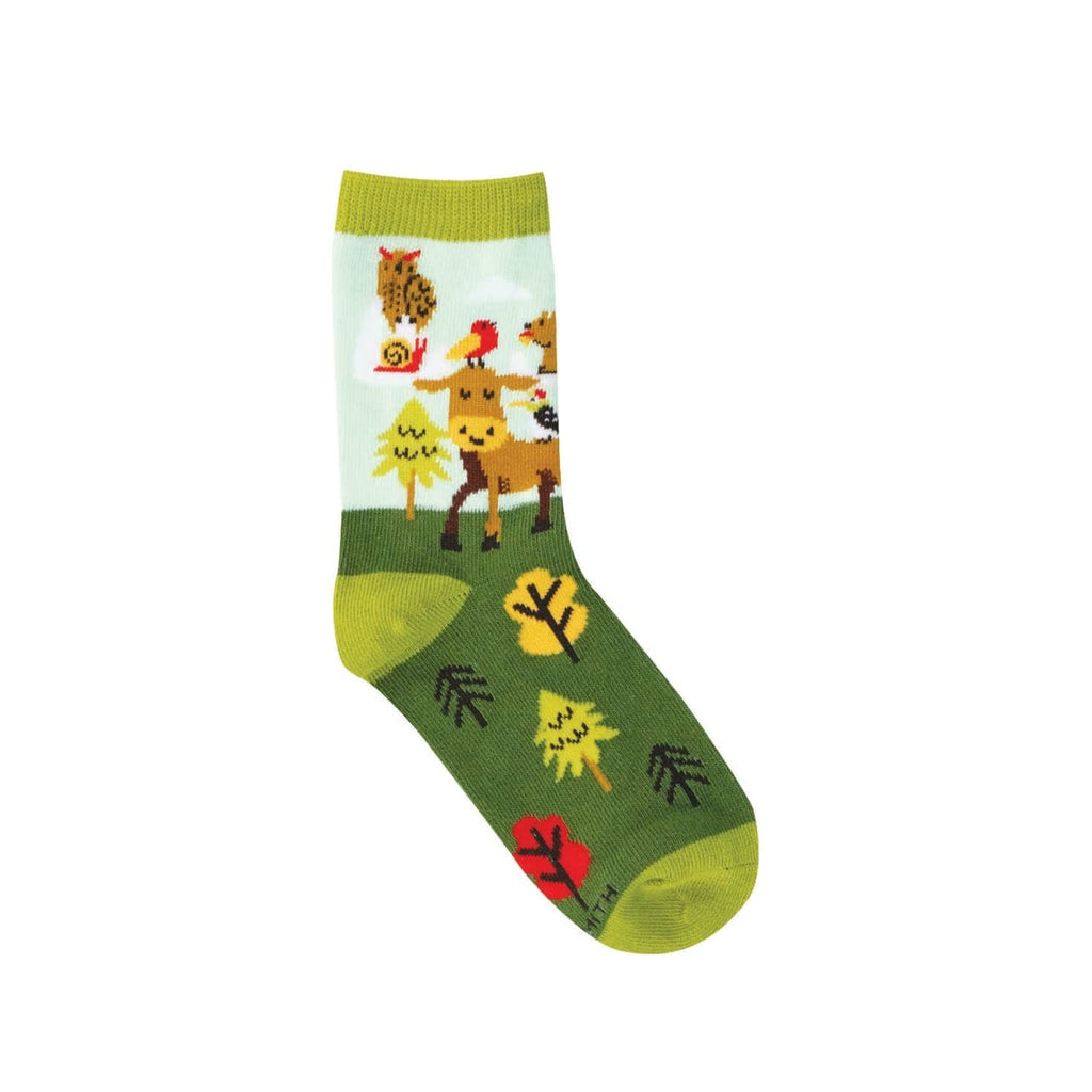 4-7 YRS Moose & Friends Crew Socks - Kids Socksmith Apparel & Accessories - Socks - Baby & Kids - Kids