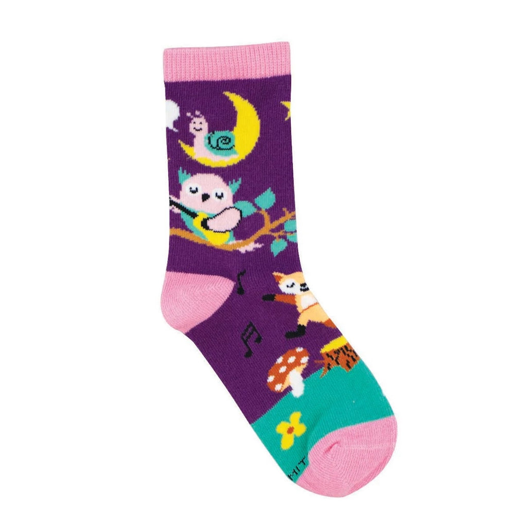 4-7 YRS Musical Forest Cotton Crew Socks - Kids Socksmith Apparel & Accessories - Socks - Baby & Kids - Kids