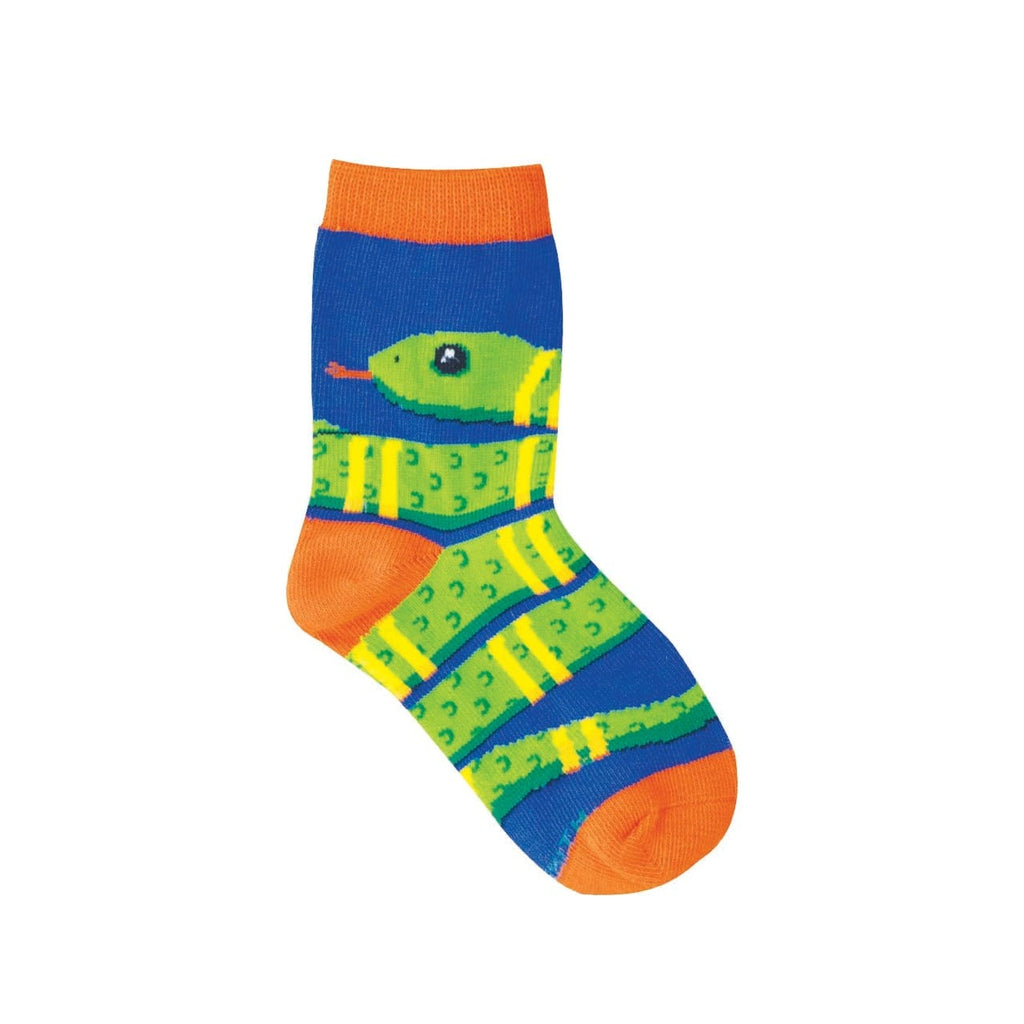 4-7 YRS There's a Snake in My Shoes Crew Socks - Kids Socksmith Apparel & Accessories - Socks - Baby & Kids - Kids