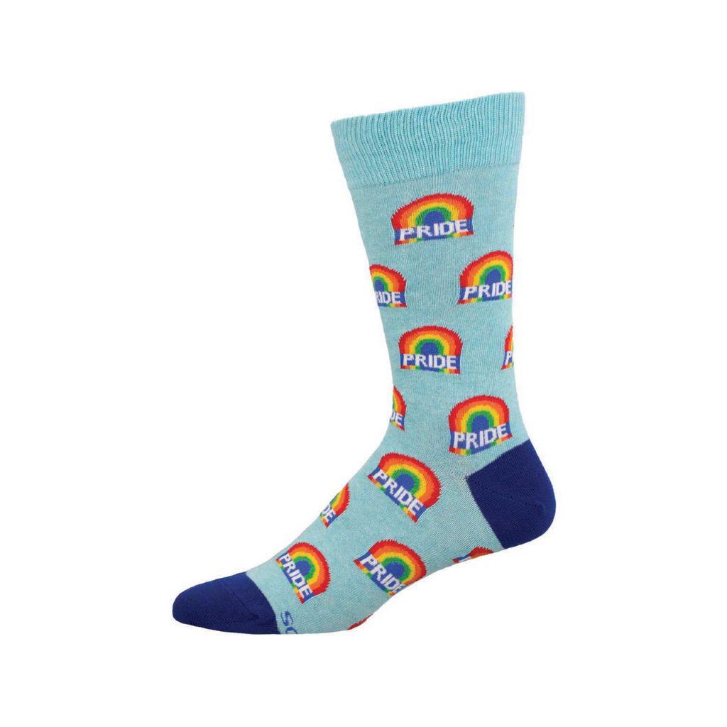 L/XL Rainbow Pride Crew Socks Socksmith Apparel & Accessories - Socks - Baby & Kids - Kids
