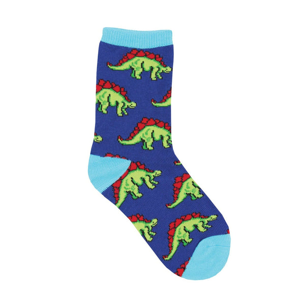 Leggo My Stego Dinosaur Crew Socks - Kids Socksmith Apparel & Accessories - Socks - Baby & Kids - Kids